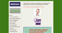 Desktop Screenshot of datacalc.fr