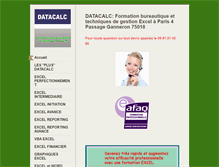 Tablet Screenshot of datacalc.fr